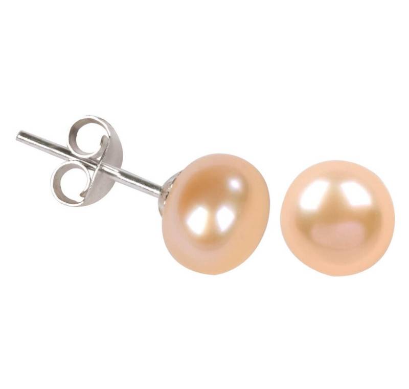 JwL Luxury Pearls Ohrring-Set Earrings made of real pearls of salmon von JwL Luxury Pearls