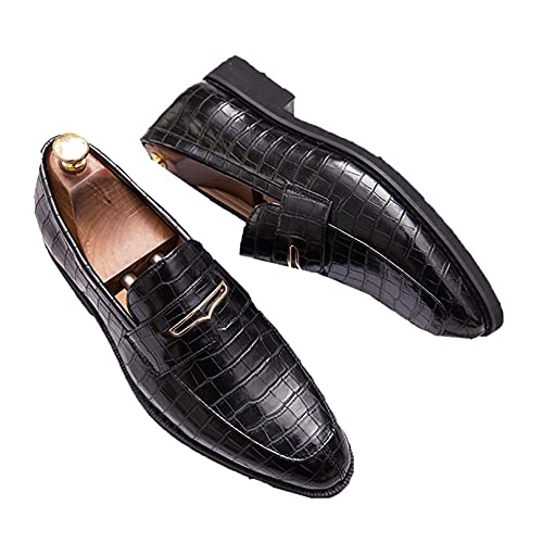 Jwans Herren Formale Lederschuhe Bequeme Leichte Spitze Kleid Loafer Büroarbeit Hochzeit Slip on Business Schuhe von Jwans