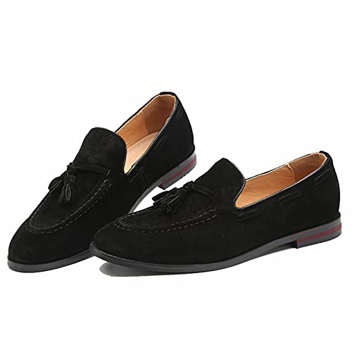 Jwans Herren Formale Schuhe Bequeme rutschfeste Spitz Quaste Loafer Business Office Hochzeit Wildleder Kleid Schuhe von Jwans