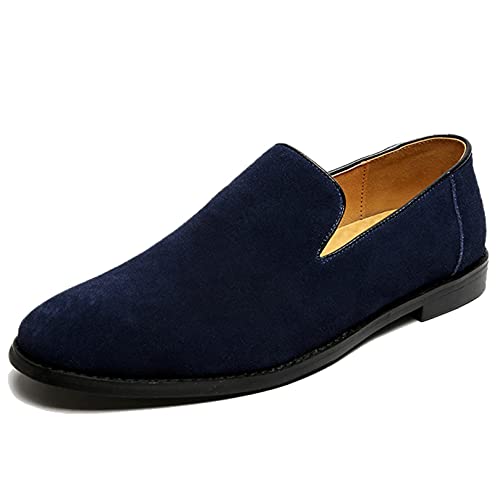 Jwans Männer Kleid Loafer Bequeme Leichte Einfarbige Spitzschuh Wildleder Flache Schuhe Business Hochzeit Formelle Schuhe von Jwans