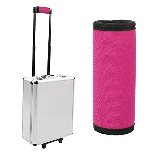 Gepäckgriffe Wickelgriffe, 2PCS -Gepäckgriff Deckt Covercase Identifier Travel Accessoires, Gepäckmarker für eine einfache Identifizierung (Rosa) von Jwthee