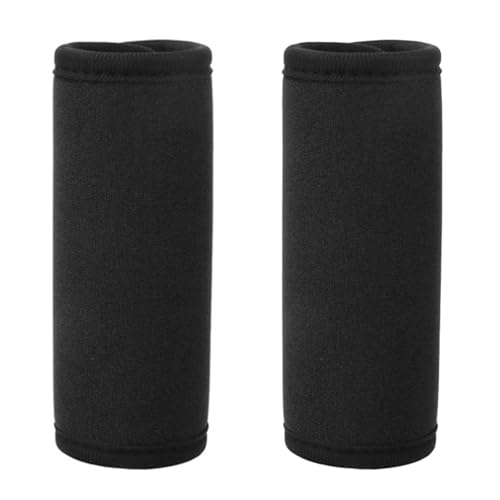 Gepäckgriffe Wickelgriffe, 2PCS -Gepäckgriff Deckt Covercase Identifier Travel Accessoires, Gepäckmarker für eine einfache Identifizierung (Schwarz) von Jwthee