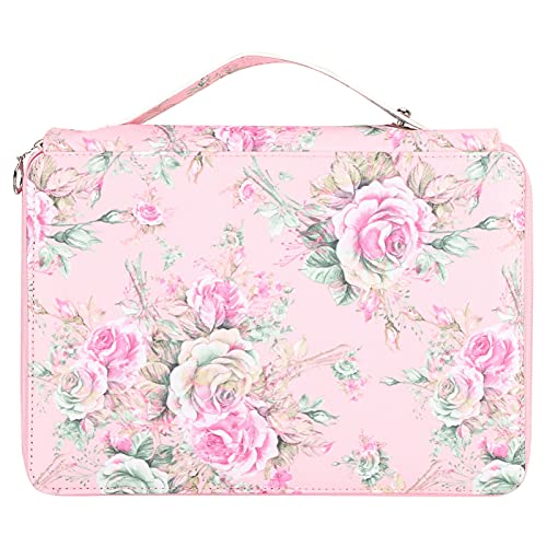 Jwthee 200 Slots Bleistiftkoffer, Farbiger Bleistifthalter großer Kapazitätsstiftbeutel Tragbarer Stiftbeutel mit Reißverschluss für die Home Office School (Rose Foundation) von Jwthee