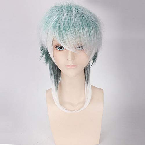Jwyq Gradient Kurzes Haar Lolita Party Synthetisches Haar Perücke Vogue Sexy Männlich Cosplay Anime Perücken + Kostenlose Perücke Cap von Jwyq