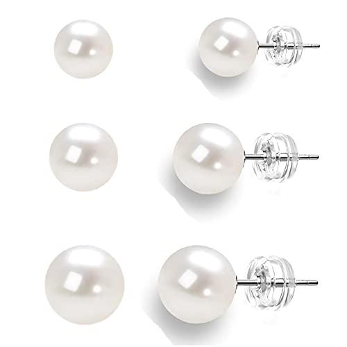 Perlenohrringe Silber 925，Ohrringe Perlen，Süßwasserperlen，Perlen Ohrstecker Silber 925，Perlenohrringe Hängend，Ohrstecker Perle，Perlenohrringe Stecker，Perlenohrstecker，Perlen Ohrringe Hänger von Jxeit