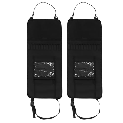 Jxngery Autositz zurück -Rackhalter Organizer 600d Oxford Stoffrücker -Aufbewahrungstasche für LKW -Abholung (Schwarz) von Jxngery