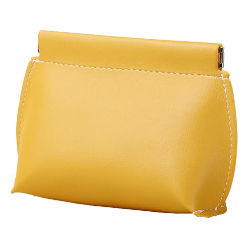 PU Ledermünze Geldbörse wasserdichtes Lippenstift Aufbewahrungsbeutel Reiner Farbe Kleine Wechselgeldbeutel Ohrhörerschlüssel Organizer Tragbares stilvolles Design von Jxngery