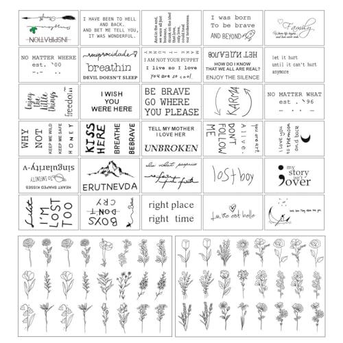 Jxuzh 32 Blätter Temporäre Tattoos Fake Tattoos Kleine Schwarz Mustern Inspirierende Sprüche Tatoos Aufkleben Damen Inspirierende Worte Winzige Kleine Falsch Fake Schwarz Temporäre Tätowierung Jxuzh 32 Blätter Temporäre Tattoos Fake Tattoos Kleine Schwarz Mustern Inspirierende Sprüche Tatoos Aufkleben Damen Inspirierende Worte Winzige Kleine Falsch Fake Schwarz Temporäre Tätowierung von Jxuzh