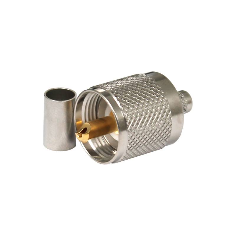10 Stück Jyebao UHF3100-0058 UHF Stecker Crimp für RG58 JBY195 LMR195 300 MHz 10 Stück Jyebao UHF3100-0058 UHF Stecker Crimp für RG58 JBY195 LMR195 300 MHz von Jyebao