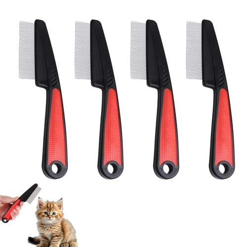 Schuppenkamm, Kunststoff, Metall, Kopfhautkamm, tragbare Läusekämme für lange dicke Haare, multifunktionaler feiner Zahnkamm für Kinder, Erwachsene oder Haustiere zum Entfernen von Läusen oder Schuppenkamm, Kunststoff, Metall, Kopfhautkamm, tragbare Läusekämme für lange dicke Haare, multifunktionaler feiner Zahnkamm für Kinder, Erwachsene oder Haustiere zum Entfernen von Läusen oder von Jyinelx