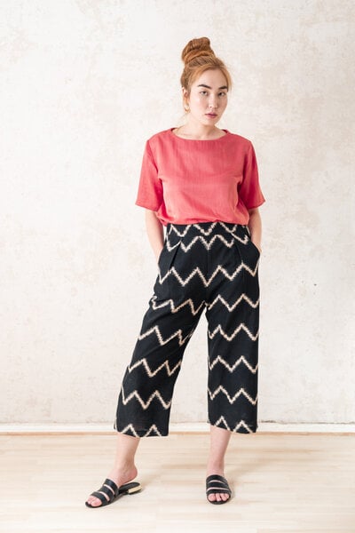 Jyoti - Fair Works Culotte CHETANA ZickZack von Jyoti - Fair Works