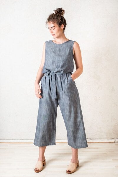 Jyoti - Fair Works Jumpsuit JALINAS Nadelstreifen von Jyoti - Fair Works