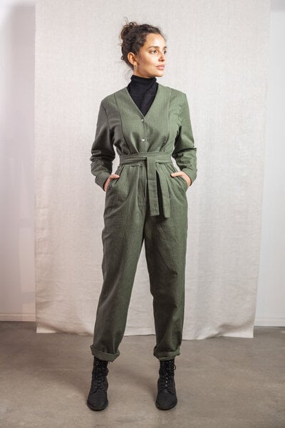 Jyoti - Fair Works Jumpsuit Keerthi Lorbeer von Jyoti - Fair Works