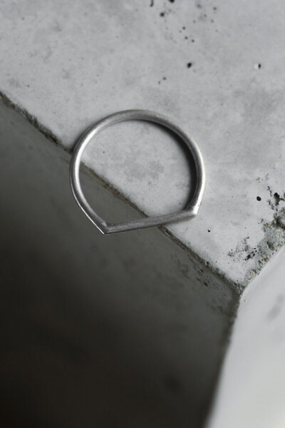 Jyoti - Fair Works Ring RANCHI Silber minimalistisch von Jyoti - Fair Works