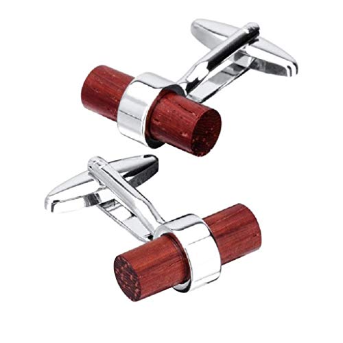 Jyuiipcz Hemd-Manschettenknöpfe für Herren, feines Geschenk, Manschettenknöpfe, Holz-Manschettenknöpfe, Modeschmuck von Jyuiipcz