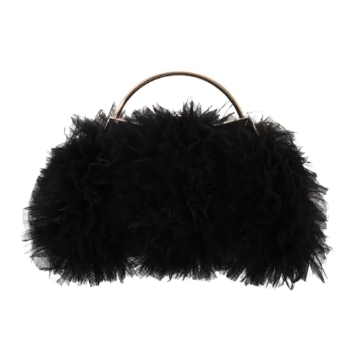 Jywmsc Blumen Clutch Geldbörse für Frauen Formal Satin Abendtasche Blumen-Hochzeitstaschen Party Prom Handtaschen von Jywmsc