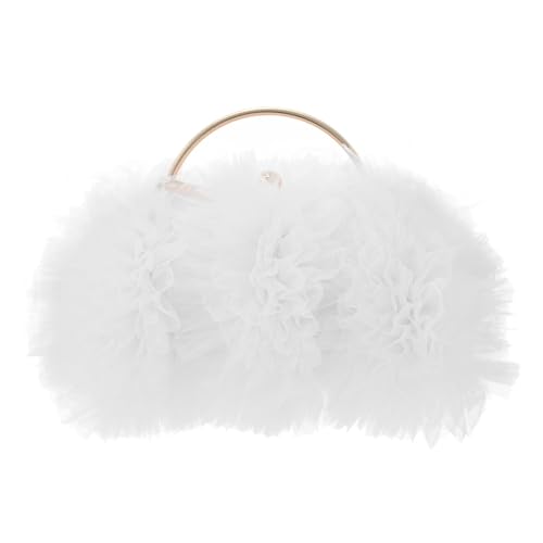 Jywmsc Blumen Clutch Geldbörse für Frauen Formal Satin Abendtasche Blumen-Hochzeitstaschen Party Prom Handtaschen von Jywmsc