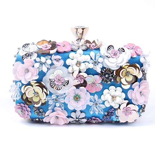 Jywmsc Damen Clutches Blume Abendtasche Handtasche Hochzeit Clutch Party Tasche von Jywmsc