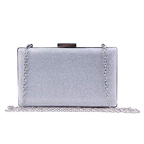 Jywmsc Damen Clutches Glitzernd Abendtasche mit Kettenriemen für Hochzeitsfeier Party von Jywmsc