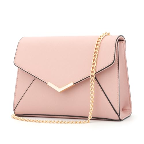 Jywmsc Damen Envelope Clutch Handtasche Kunstleder Abendtaschen Handtaschen für Hochzeit Party Cocktail Prom Crossbody Schultertasche von Jywmsc