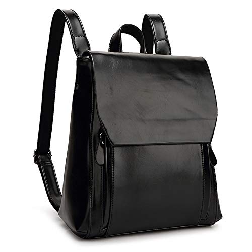 Jywmsc Frauen Lederrucksack Wasserdicht Schule College-Tasche Magnetverschluss Rucksack für M?dchen von Jywmsc