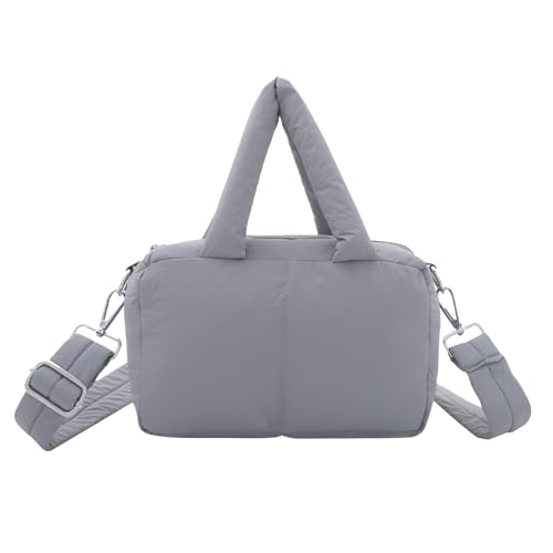 Jywmsc Kleine Puffer-Tasche für Damen Gesteppte Bauschige Umhängetasche Gepolsterte Puff-Handtasche Schulterhandtasche von Jywmsc