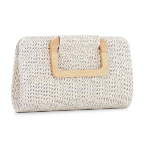 Jywmsc Stroh Clutch Taschen für Frauen Sommer Strand Tasche gewebt Abend Handtaschen Top Handle Umhängetasche für Urlaub Jywmsc Stroh Clutch Taschen für Frauen Sommer Strand Tasche gewebt Abend Handtaschen Top Handle Umhängetasche für Urlaub von Jywmsc
