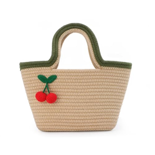 Jywmsc Stroh Umhängetasche für Damen, Große Strohsäcke Weave Handmade Handle Tote Bag Sommer Strand Stroh Handtaschen Hobo Crossbody Bag von Jywmsc