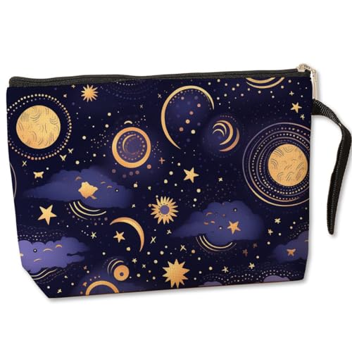 Jztco Inspired Magic Sky Reisetasche für Frauen Mädchen Bibliothekarische Taschen für Organisation Tragbare Kulturbeutel Weihnachten Geburtstag Geschenke Make-up-Tasche, Mehrfarbig 680 von Jztco