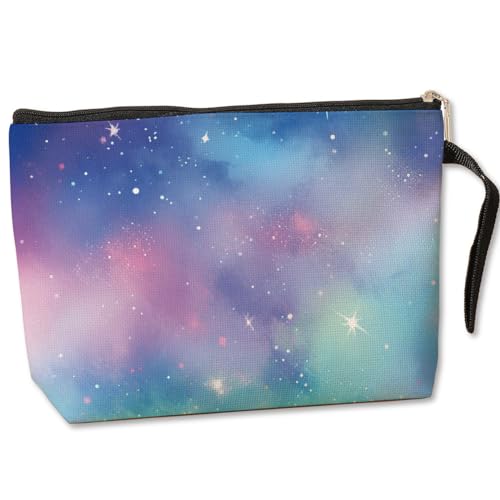 Jztco Inspired Magic Sky Reisetasche für Frauen Mädchen Bibliothekarische Taschen für Organisation Tragbare Kulturbeutel Weihnachten Geburtstag Geschenke Make-up-Tasche, Mehrfarbig 682 von Jztco