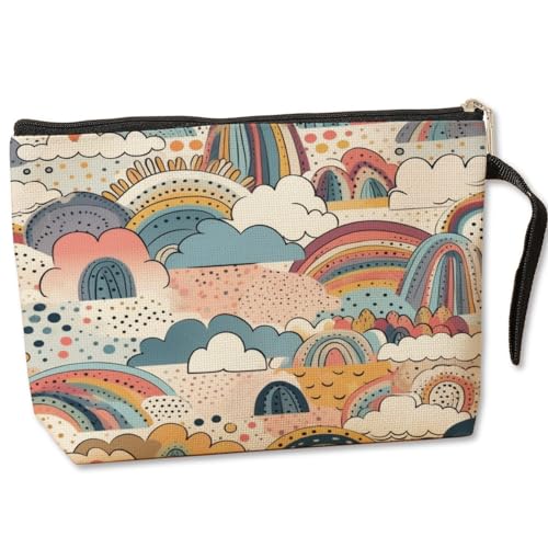 Jztco Inspired Magic Sky Reisetasche für Frauen Mädchen Bibliothekarische Taschen für Organisation Tragbare Kulturbeutel Weihnachten Geburtstag Geschenke Make-up-Tasche, Mehrfarbig 685 von Jztco