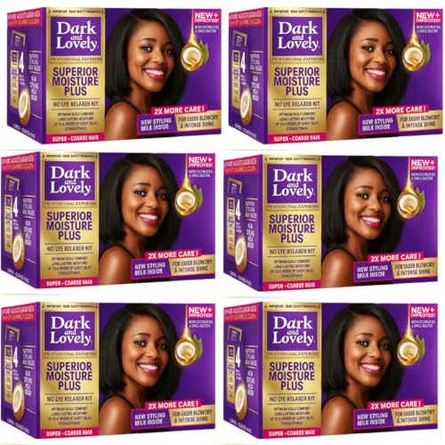 K-Amakah No-Lye Relaxer Kit Super 6er Pack – Chemisch Aktives Creme-Set zur Haarglättung – Für Damen & Herren K-Amakah No-Lye Relaxer Kit Super 6er Pack – Chemisch Aktives Creme-Set zur Haarglättung – Für Damen & Herren von K-Amakah