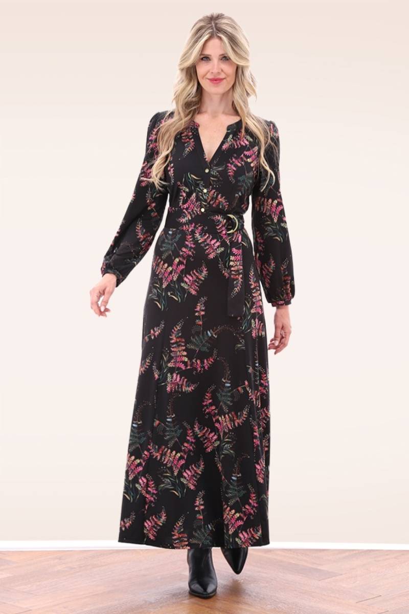 Jamie Maxikleid in Schwarz und mehrfarbig Jamie Maxikleid in Schwarz und mehrfarbig von K-Design