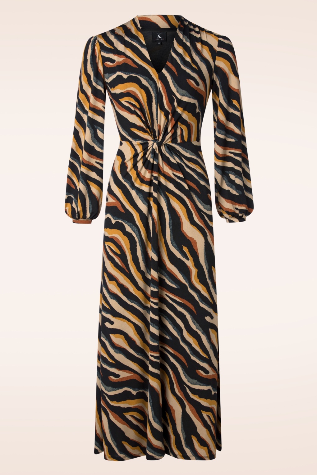 Luna Geknotetes Maxikleid in Multi von K-Design