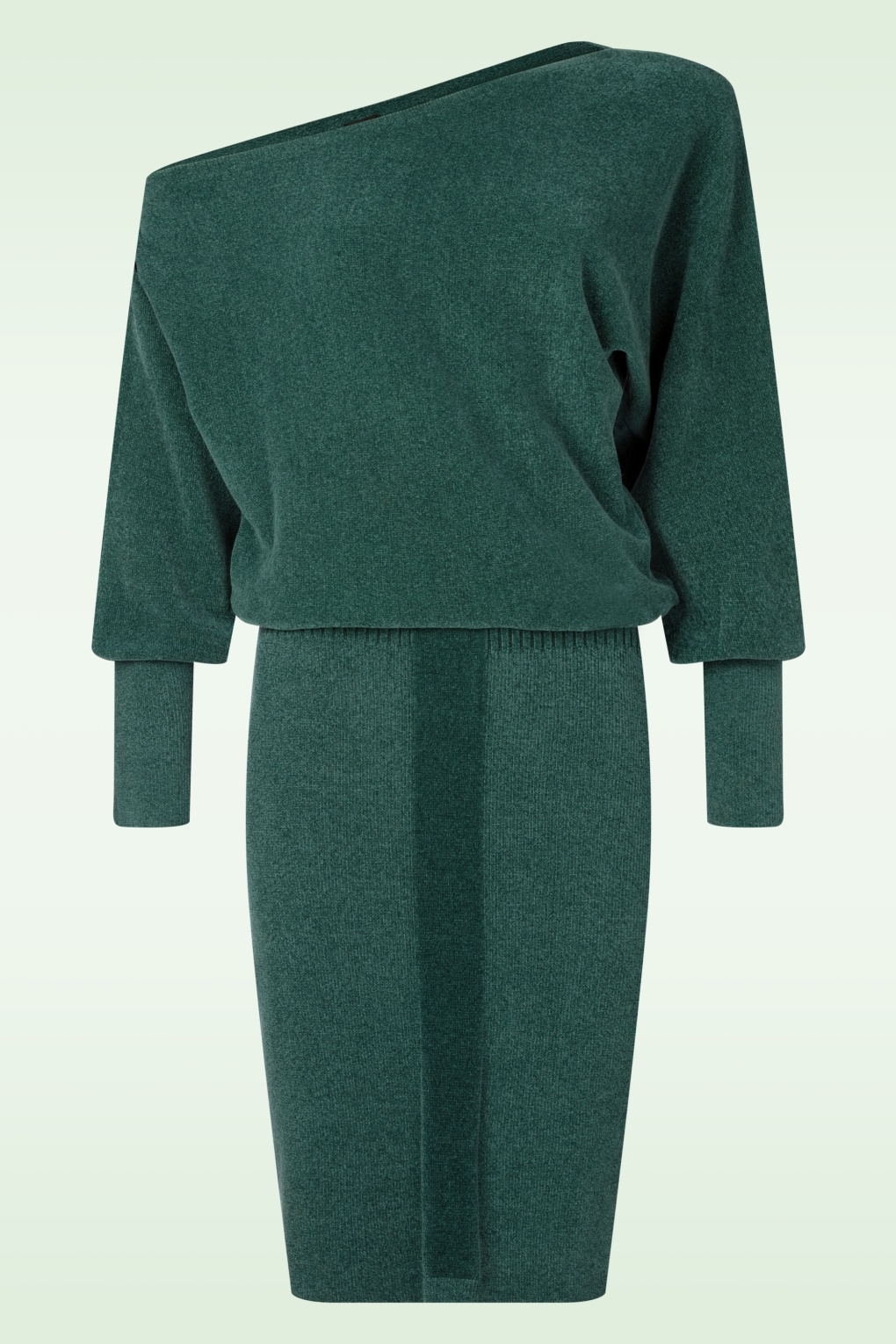 Melina Schulterfreies Kleid in Tannengrün Melina Schulterfreies Kleid in Tannengrün von K-Design