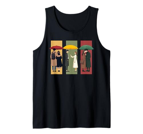 K-Drama Lover Koreanischer Drama Boy mit Regenschirm Kawaii Kdrama Tank Top von K-Drama Merchandise Gifts KDrama Lover Women Teen