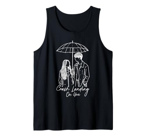 Koreanisches Drama-Paar unter Regenschirm ästhetischer Stil Kdrama Tank Top von K-Drama Merchandise Gifts KDrama Lover Women Teen
