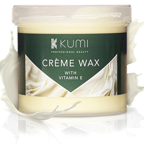 Kumi Creme-Wachstopf mit Vitamin E – 450 g – deckt große Flächen ab – feines bis mittleres Haar – professionelle Heißhaarentfernung, Wachserhitzerfreundlich, Weichwachs-Enthaarungsentferner Kumi Creme-Wachstopf mit Vitamin E – 450 g – deckt große Flächen ab – feines bis mittleres Haar – professionelle Heißhaarentfernung, Wachserhitzerfreundlich, Weichwachs-Enthaarungsentferner von K Kumi Professional Beauty