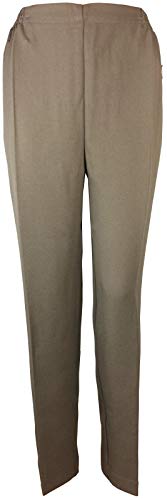 K-Milano Damen Hose mit Elastikbund, sehr geeignet für Senioren, Oma Hose, Schlupfhose, sichere Zipper-Taschen und Bügelfalte von K-Milano