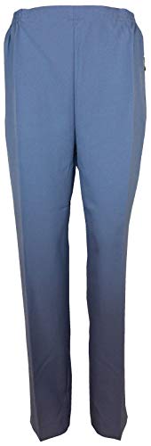 K-Milano Damen Hose mit Elastikbund, sehr geeignet für Senioren, Oma Hose, Schlupfhose, sichere Zipper-Taschen und Bügelfalte von K-Milano