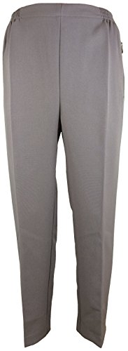 K-Milano Damen Hose mit Elastikbund, sehr geeignet für Senioren, Oma Hose, Schlupfhose, sichere Zipper-Taschen und Bügelfalte von K-Milano