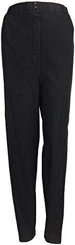 K-Milano Damen Jeanshose Stretch Hose mit Stickerei, Strass und Komfortbund, Schlupfjeans aus Baumwolle/Spandex-Mix, Made in Italy von K-Milano