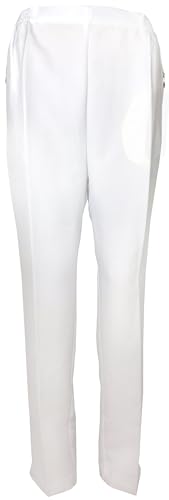 K-Milano Seniorenhose Damen Kurzgröße Sommer Schlupfhose mit Gummizug, Hosentaschen mit Zip, leichte Stoffhose von K-Milano