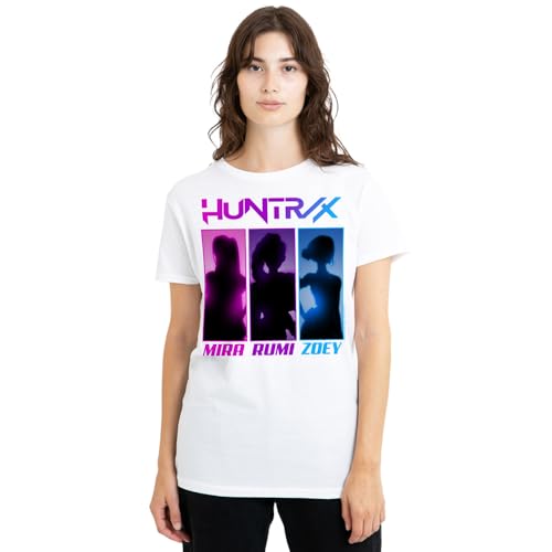 K-Pop Demon Hunters Huntrix Spotlights Ladies T Shirt, White, XX-Large von K-Pop Demon Hunters