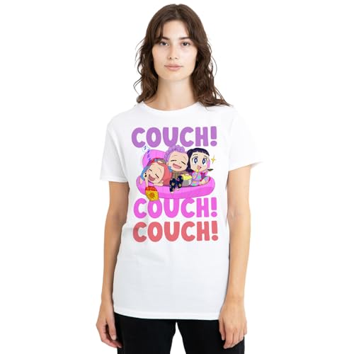 K-Pop Demon Hunters Women's Kpop Demon Hunters Huntrix Couch Ladies T-Shirt, White, X-Large von K-Pop Demon Hunters