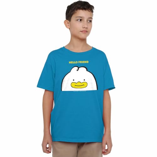 Kpop Demon Hunters - Hello Friend Derpy Letter Kids T Shirt, Sapphire, 7-8 Kpop Demon Hunters - Hello Friend Derpy Letter Kids T Shirt, Sapphire, 7-8 von K-Pop Demon Hunters