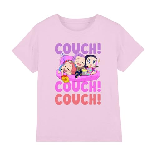 Kpop Demon Hunters - Huntrix Couch Couch Couch Kids T Shirt, Light Pink, 12-13 von K-Pop Demon Hunters