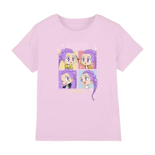 Kpop Demon Hunters - Huntrix Rumi Chibi Boxes Kids T Shirt, Light Pink, 12-13 von K-Pop Demon Hunters