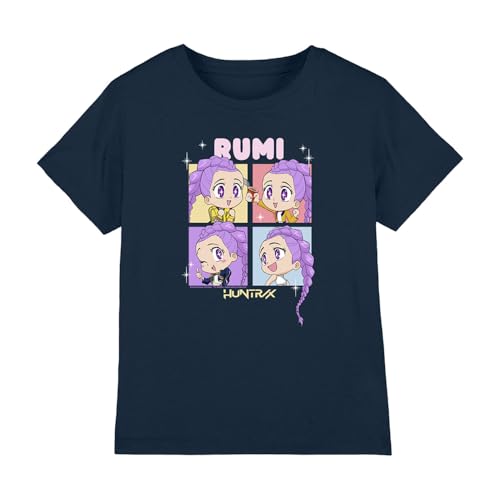 Kpop Demon Hunters - Huntrix Rumi Chibi Boxes Kids T Shirt, Navy, 12-13 von K-Pop Demon Hunters