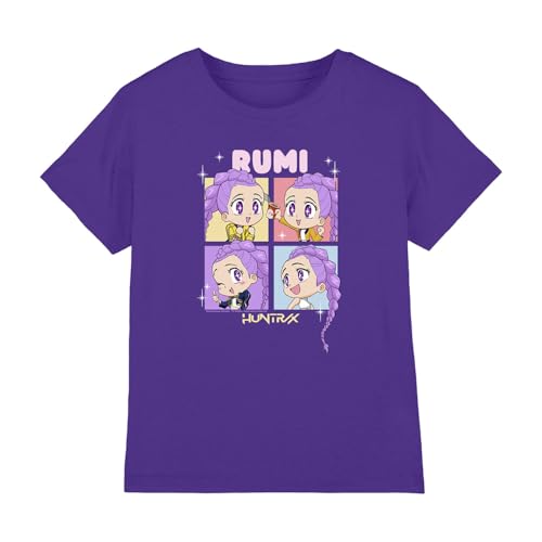 Kpop Demon Hunters - Huntrix Rumi Chibi Boxes Kids T Shirt, Purple, 12-13 von K-Pop Demon Hunters